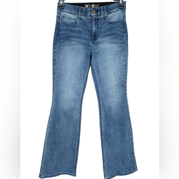 WHBM White House black market skinny flare bootcut jeans size 6s - Picture 1 of 6